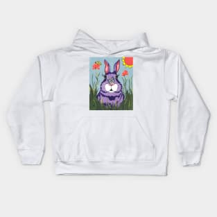 FUNNY Bunny - Easter Bunny Rabbit Painting Kids Hoodie